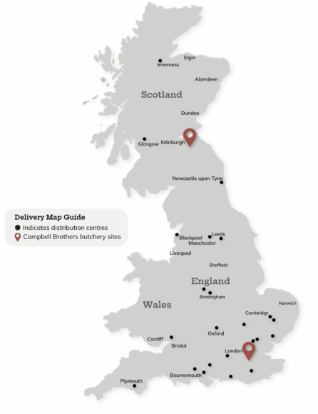 Delivery map